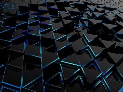 Abstract triangles 3D