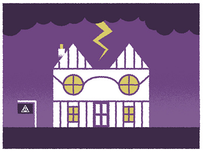 Harry Potters House editorial harry potter house illustration news