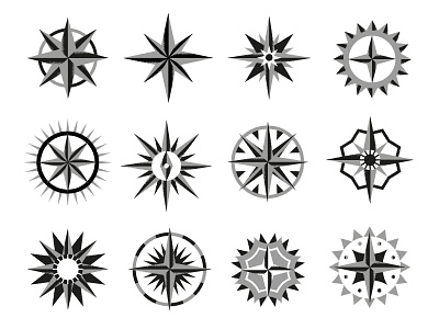 Compasses compass design illustration maps