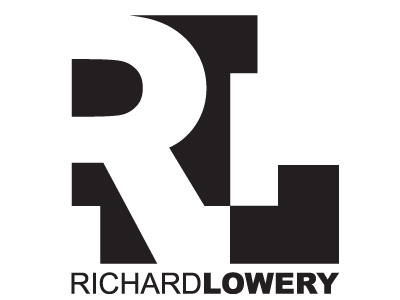 Logo Cleaned Up black brand identity logo lowery richard typographyy