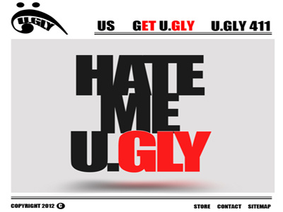 Ugly black liquid 360 red site u.gly web web site white