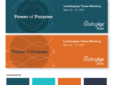 LeadingAge | Power of Purpose Conference Branding association branding color palette conference corporate