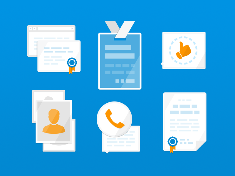 CV icons user badge minimal paper material flat work job icon icons resume cv