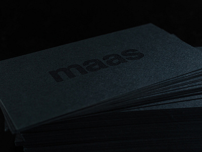 Maas Studio branding business cards design graphic design maas4studio stationery stationery set studio