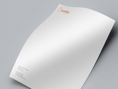 Tunity Global brand identity branding design identity letterhead print stationery