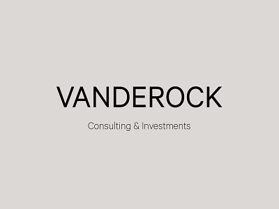 Vanderock Consulting & Investments