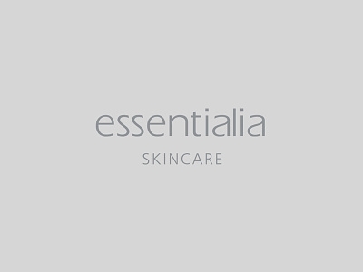 Essentialia Logo beauty branding design graphic design identity logo logotype miami minimal skin care typography word mark