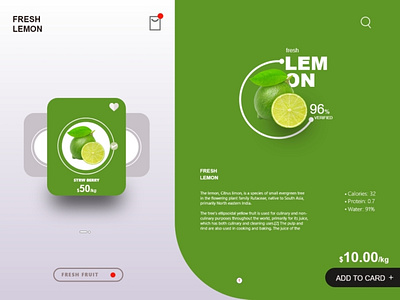 fresh lemon design graphic design illustration ui ux vector