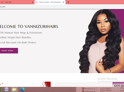 Landing page for vannizuriharis.