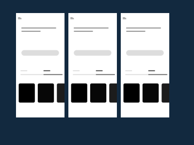 wireframe of a drug app