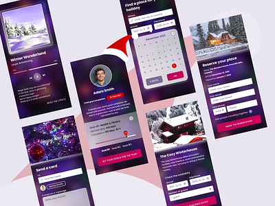 Christmas and New Year UI Components Theme 3