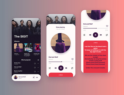 Audio concept audio audio app design graphic design mobile app mobile app design mobile design mobile ui music ui ui design uidesign uiux