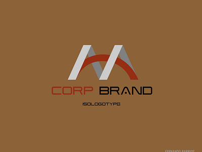 Corp Brand brand design corporate branding design isologotipo m