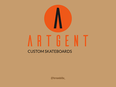 Artgent Brand brand design branding design diseño illustrator logo