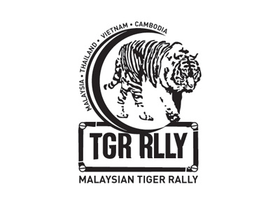 Malaysian Tiger Rally automotive racing logo rally