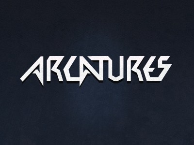 Arcatures typographic logo