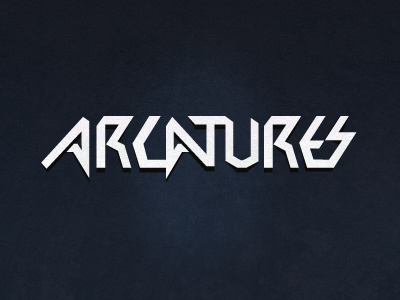 Arcatures typographic logo