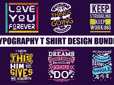 typography t shirt design