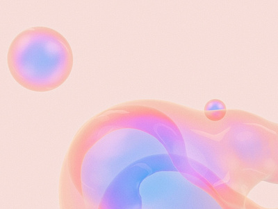 Bubbles design illustration ui