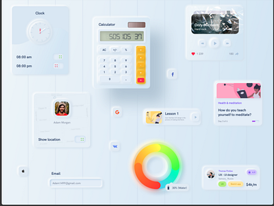 Skeumorphism Design Light 2