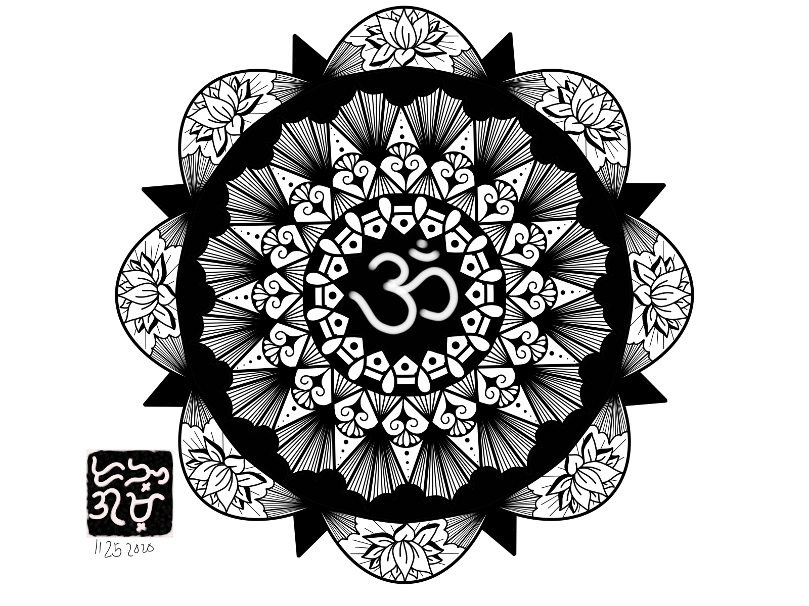 Ohm Mandala by Angelo Gamboa on Dribbble