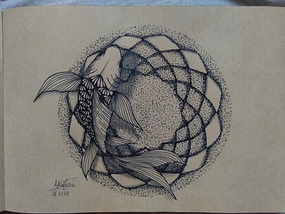 Koi Drawing