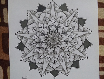 Hand-drawn Mandala artph design illustration mandala mandalaart tattoo zentangle