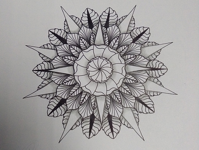 Hand-draw Mandala artph design hand drawn illustration mandala mandalaart tattoo zentangle
