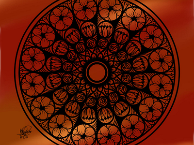 Mandala artph illustration mandala mandalaart tattoo
