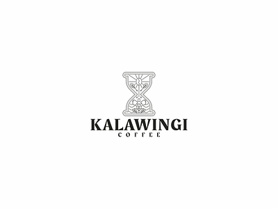 Kalawingi Coffee branding coffee coffee shop design graphic design kedai kopi kopi logo minimalism monogram time warung kopi