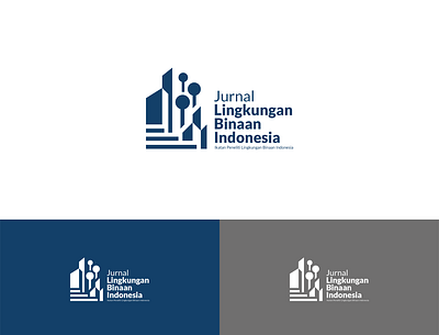 Jurnal Lingkungan Binaan Indonesia architecture branding city design environment graphic design human logo minimalism monogram