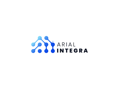 Arial Integra - Information Technology Logo branding design graphic design information technology logo minimalism monogram