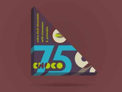 CHOCO bauhaus chocolate futurism packaging swiss typography