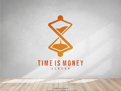 hourglass logo vector illustration design