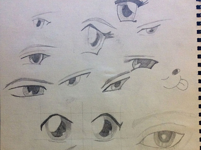 Sketching of eyes