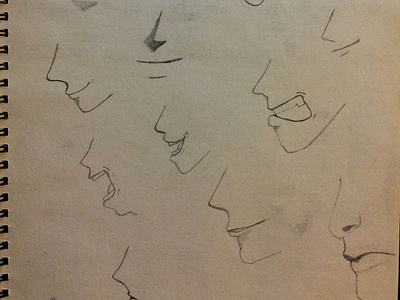 Sketching Some Mouths Today Part 2 drawing mouths pencil sketch