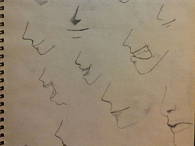 Sketching Some Mouths Today Part 2