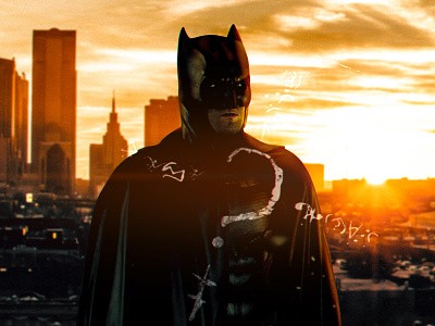The Batman composite design digitalart illustration manipulation photoshop visual art
