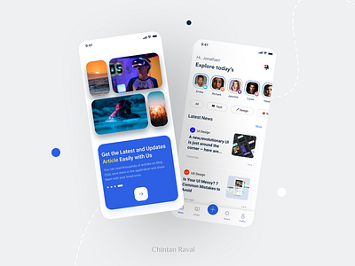 News App UI Design