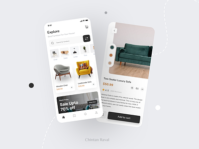 Furniture App UI Design