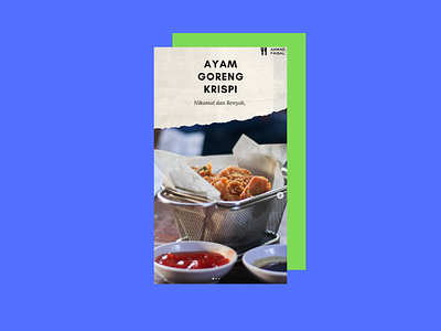 Ayam Goreng Krispi I edit by canva design food foodphotography