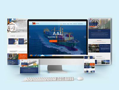 AAL Website design ui web design