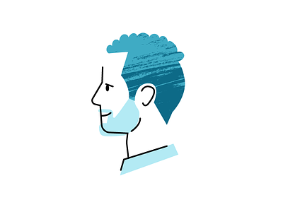 JB avatar blue design family husband icon icon app illustration jacobs profile texture