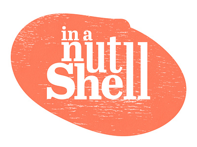 In A Nut Shell - lip care brand - logo design