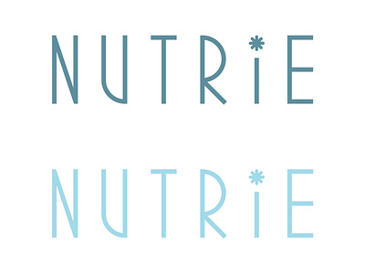 Nutrie Vitamins - Logo and branding branding custom typography design graphic design health logo logo design typography vector visual identity