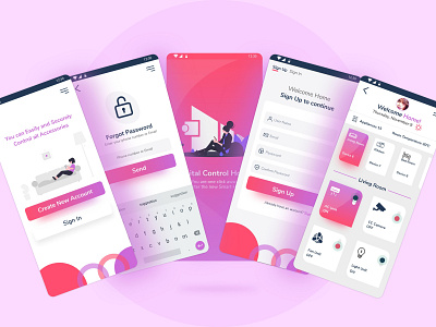 Digital Home android app design app design app ui ios app design mobile app design mobile application ui ux design ui ux uiux