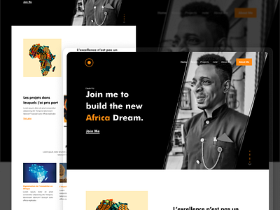 Landing page of Claude Fitz, CEO of xenone