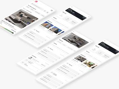 Maisonier - Real estate mobile app screens design mobile real estate ui ux