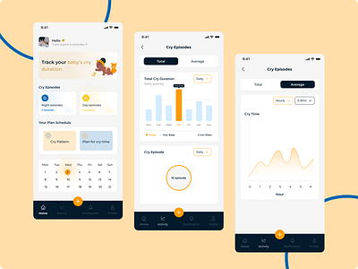 Baby Cry Tracker Mobile App