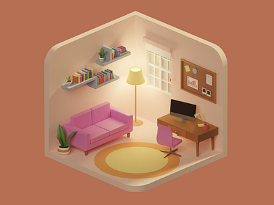 Low Poly Room